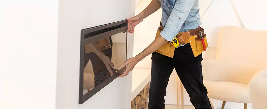 Metal Fireplace Installation in Hanford, California