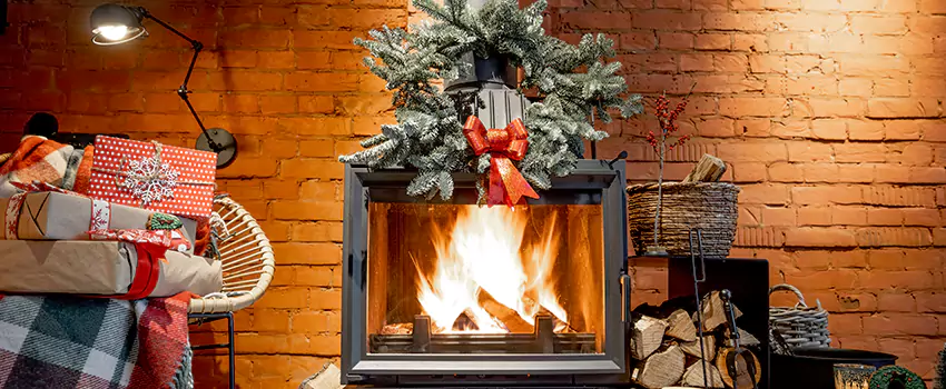 Travis Industries Linear Gas Fireplace Installation in Hanford, California