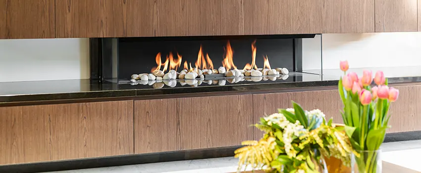 Double-height Fireplace Design Refurbishment in Hanford, California