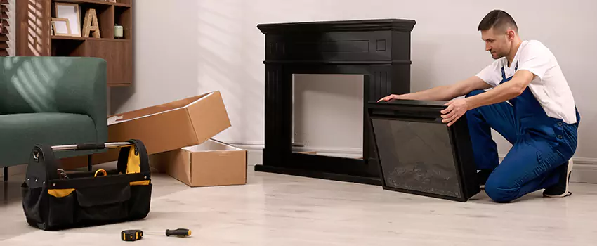 Old Rusted Metal Fireplace Repair And Replacement in Hanford, CA